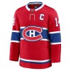 Montreal Canadiens Fanatics Premium Nick Suzuki 2024-25 Heim Rot Trikot - Herren